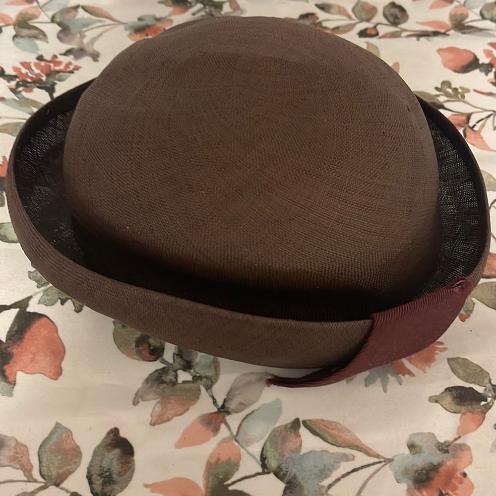 Leslie James Trademark Brown Vintage hat